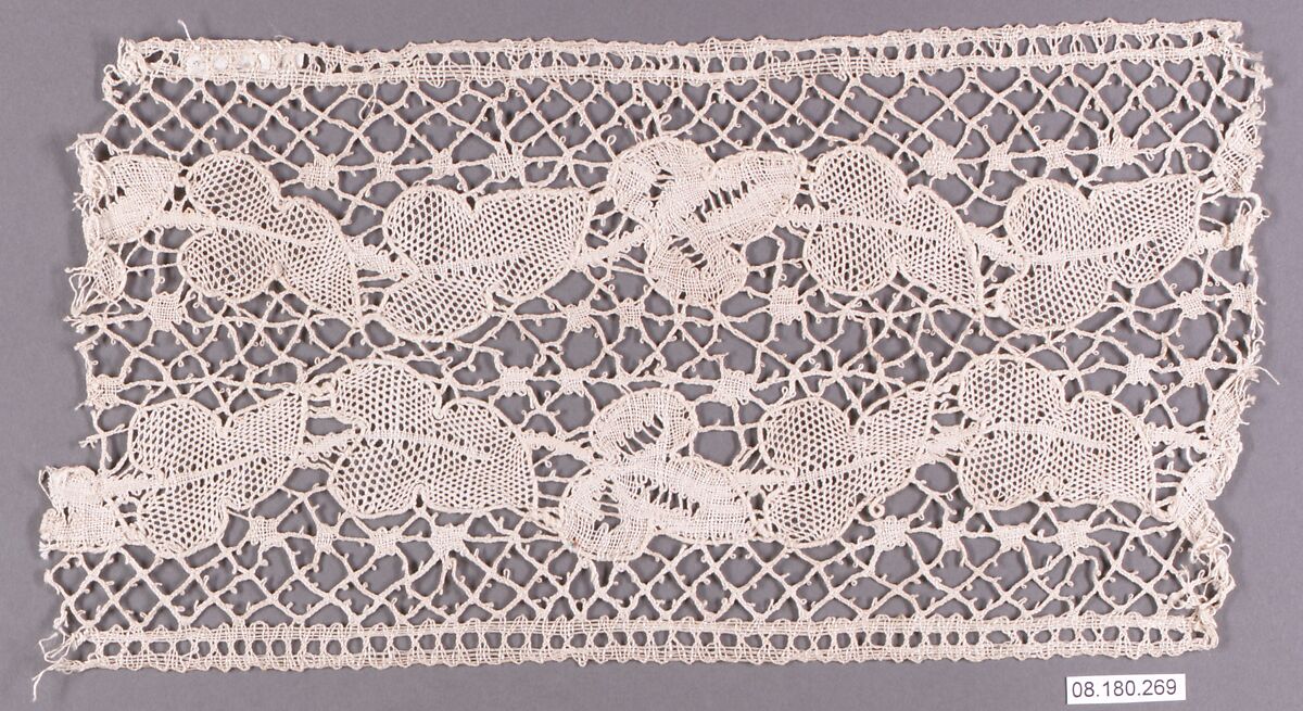 Insertion, Bobbin lace, French, Craponne 