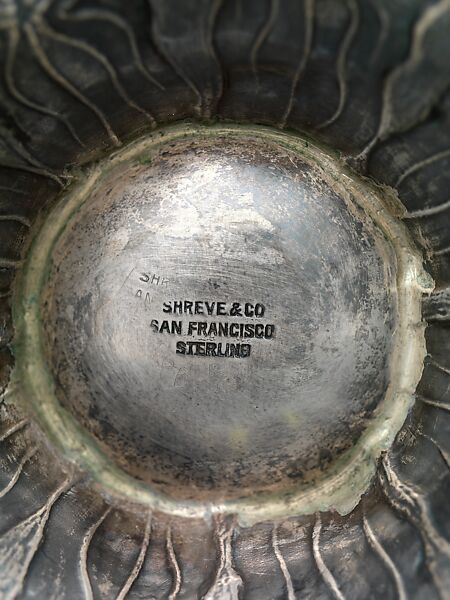 Goblet, Shreve &amp; Company, Silver and Satsuma ware ceramic, American