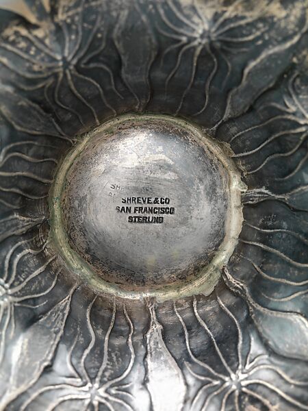 Goblet, Shreve &amp; Company, Silver and Satsuma ware ceramic, American