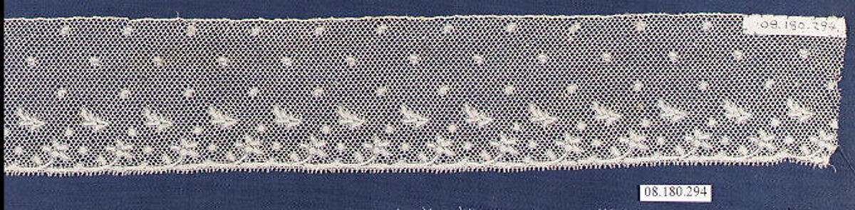 Piece, Bobbin lace, French 