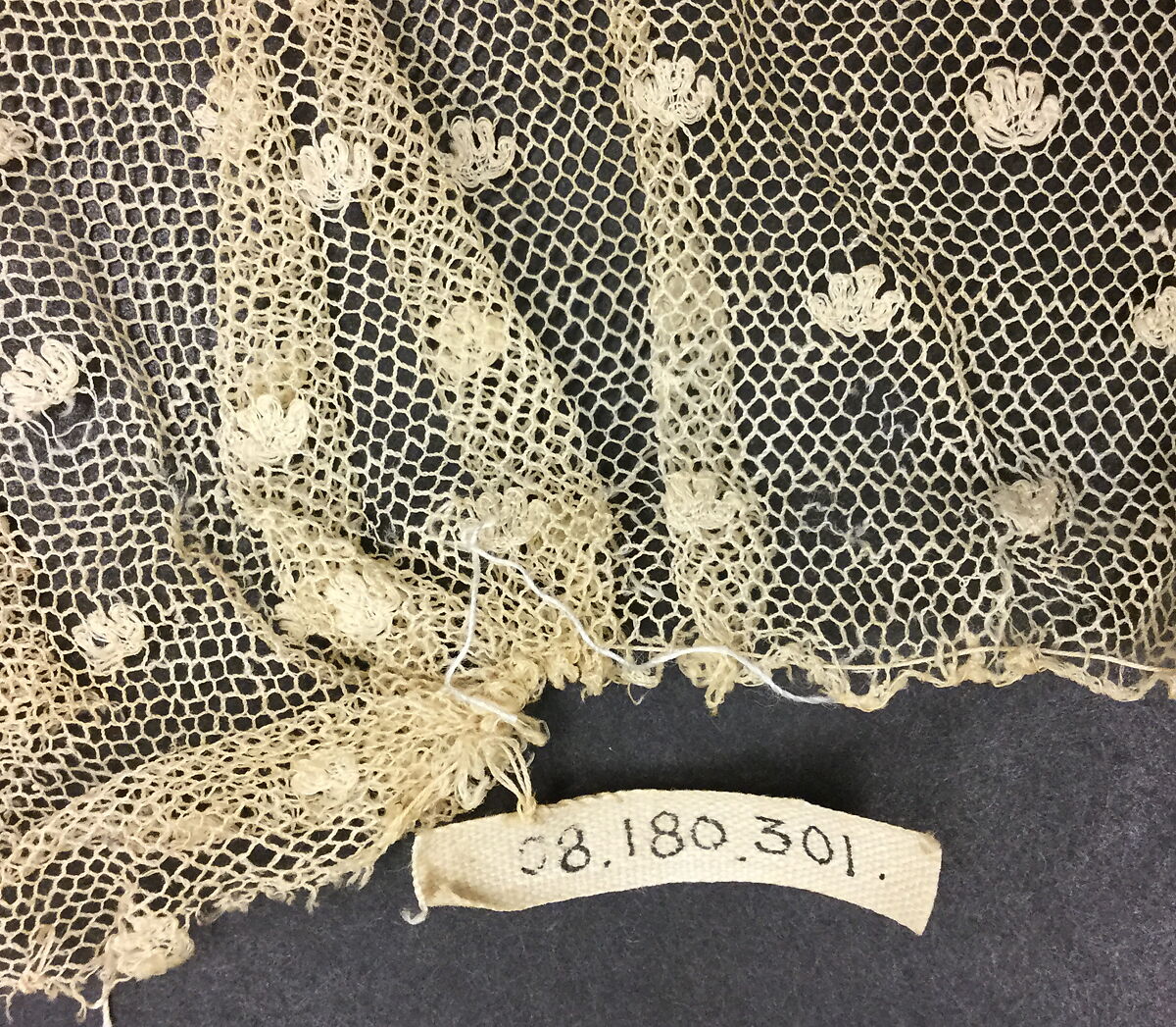 Piece, Bobbin lace, French, Lille