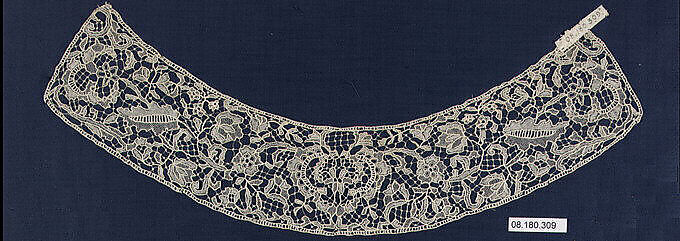 Collar, Needle lace, Belgian, Brussels 