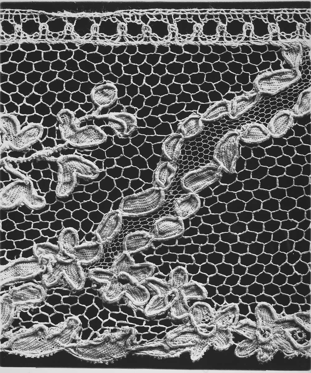 Fragment, Needle lace, point d'Argentan, French
