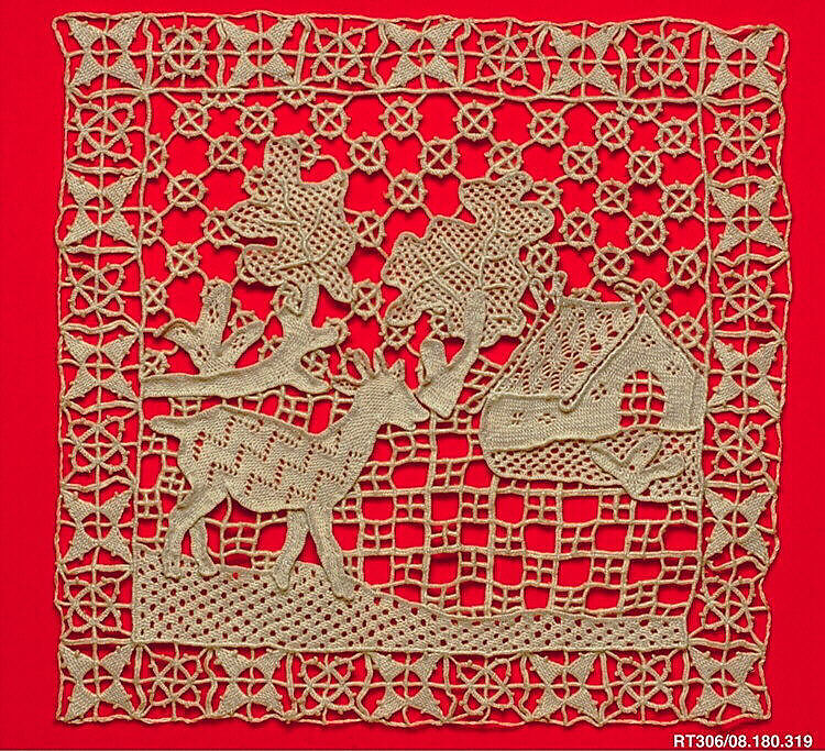 Square, Needle lace, French