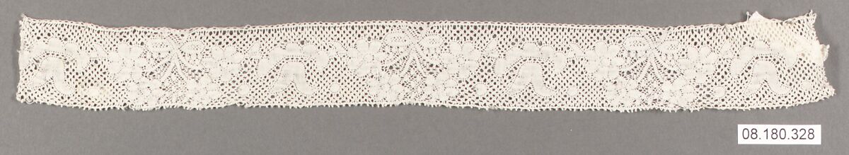 Piece, Bobbin lace, German, Nuremberg 