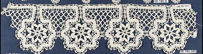 Piece, Bobbin lace, German 