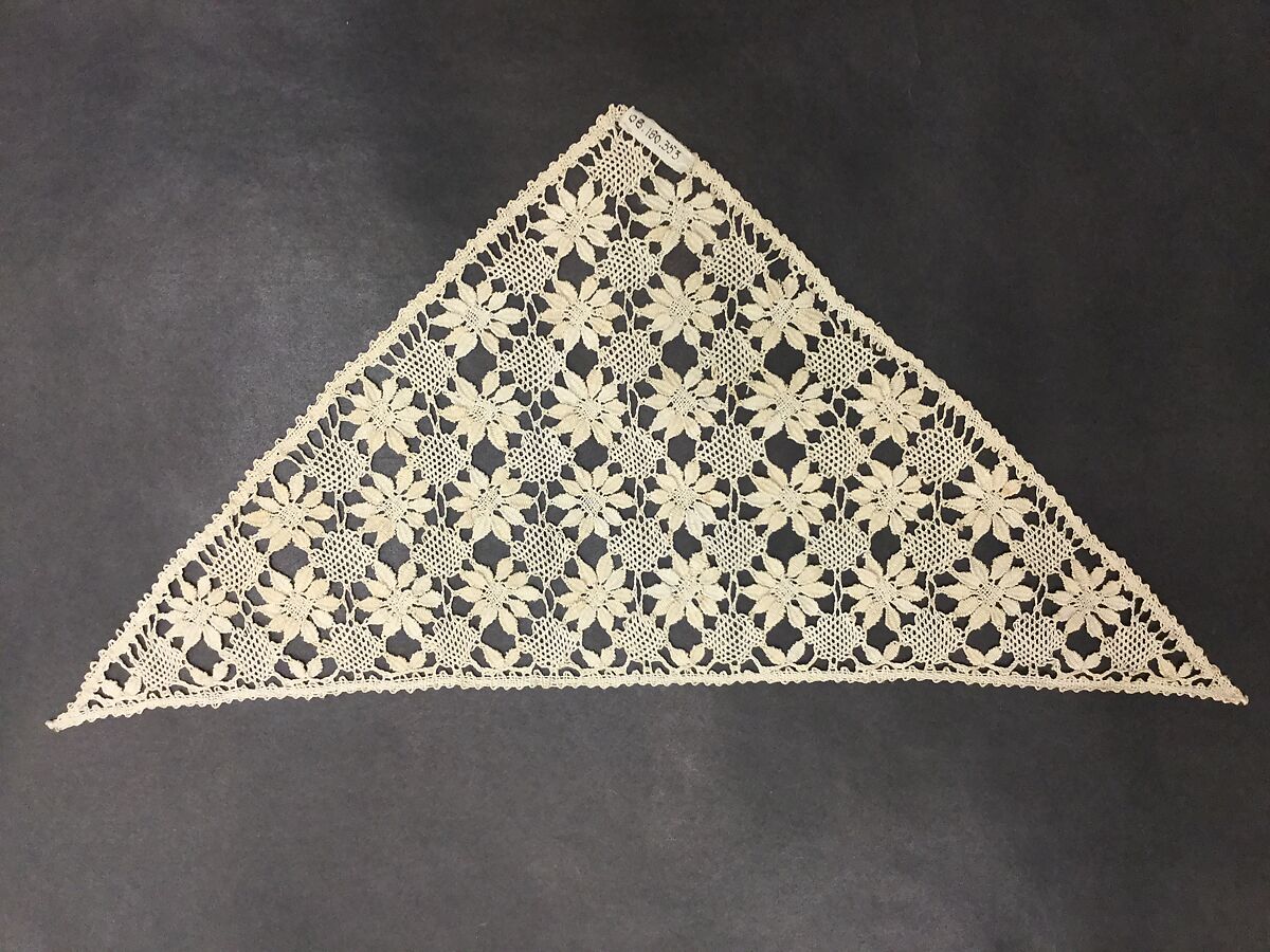 Piece, Bobbin lace, German 