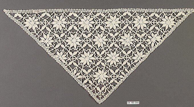 Piece, Bobbin lace, German 