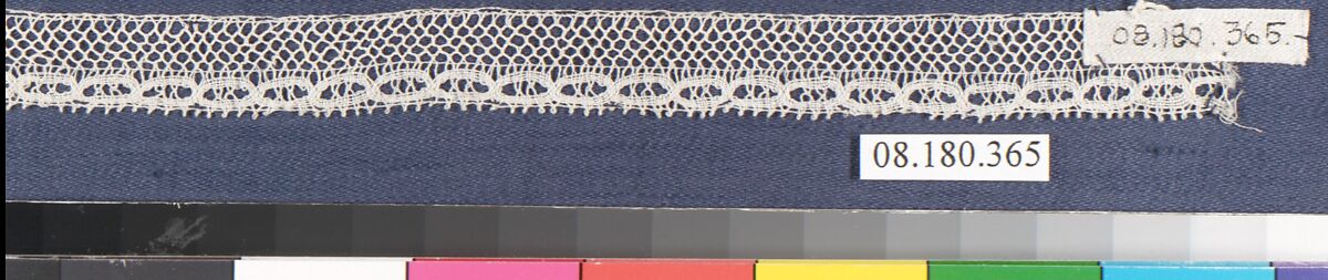 Piece, Bobbin lace, German, Saxony