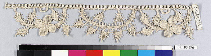 Fragment, Needle lace, Greek, Athens 