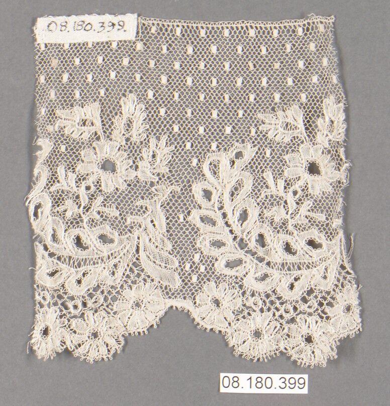 Fragment, Bobbin lace, Dutch