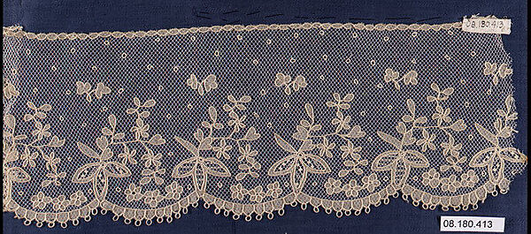 Fragment of Carrickmacross lace