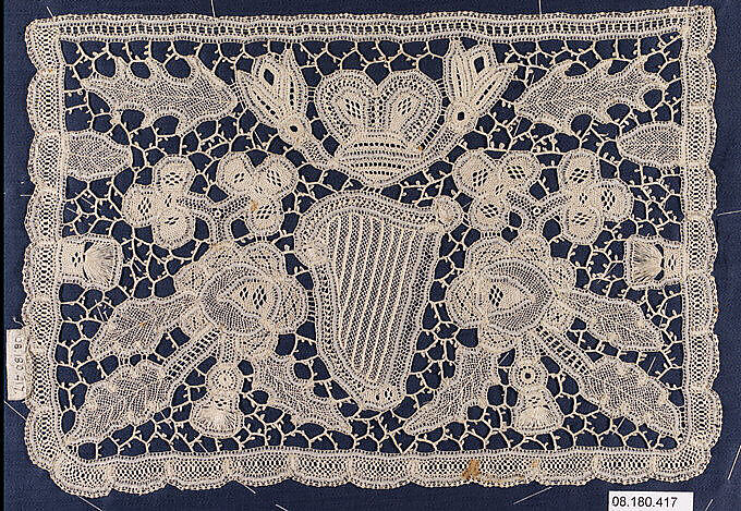 Border, Bobbin lace, Irish, Youghal 