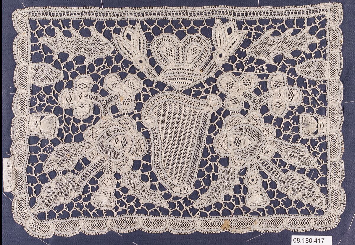 Border, Bobbin lace, Irish, Youghal