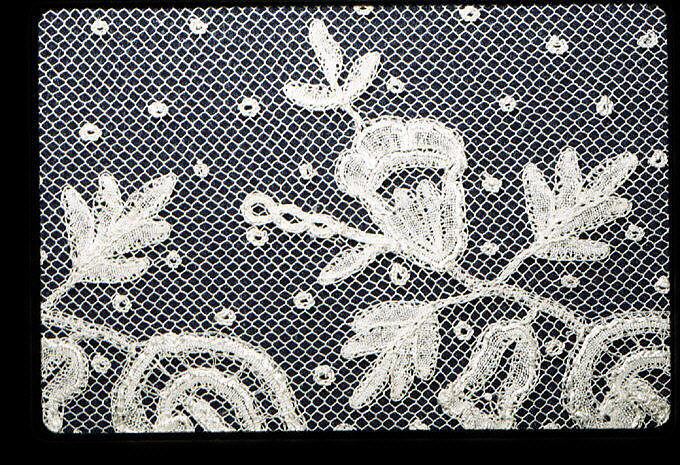 Fragment, Bobbin lace, Irish