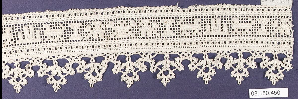 Border, Drawnwork, Italian