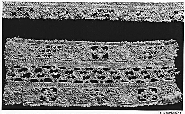 Piece, Cutwork, Italian 