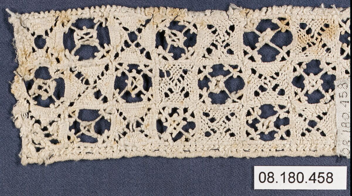 Fragment, Needle lace, Italian