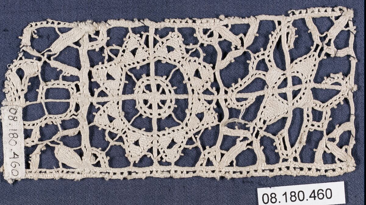 Fragment, Needle lace, Italian