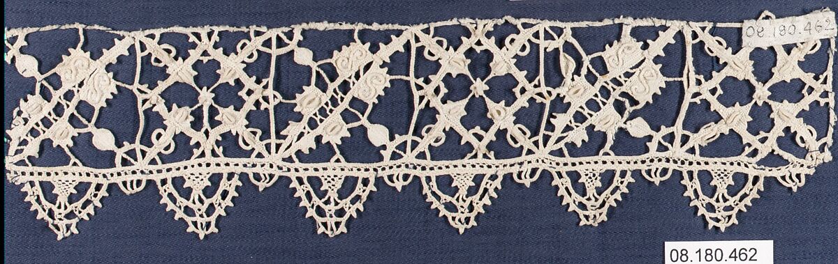 Band, Needle lace, Italian, Siena