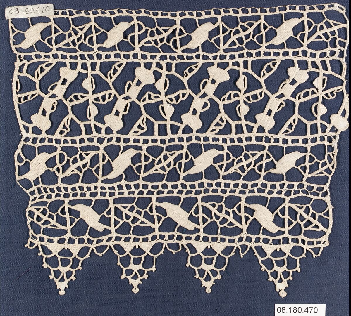 Fragment, Needle lace, Italian