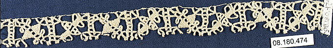 Border, Needle lace, punto avorio, Italian 