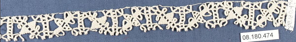 Border, Needle lace, punto avorio, Italian