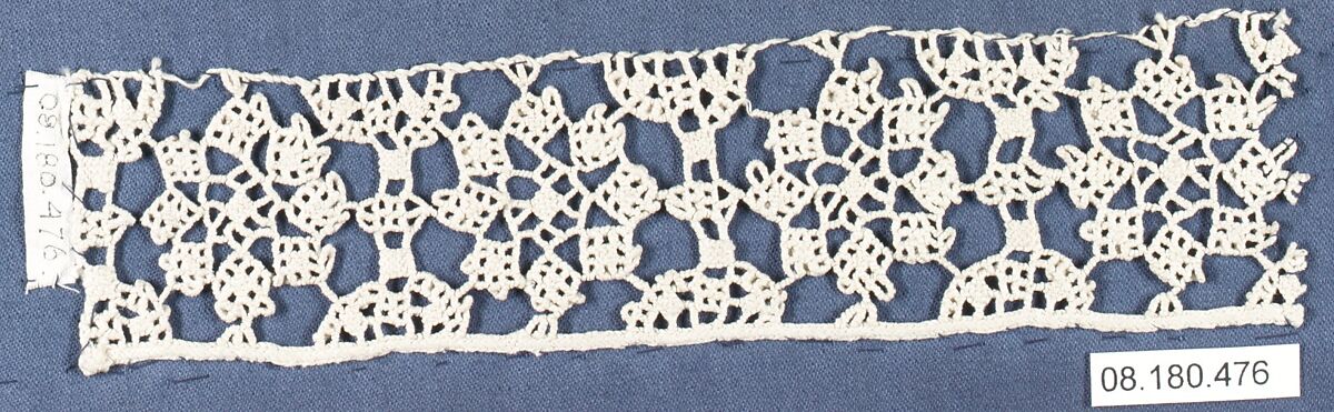 Border, Needle lace, punto avorio, Italian