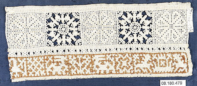 Border, Needle lace, punto avorio, reticella, embroidery, Italian 
