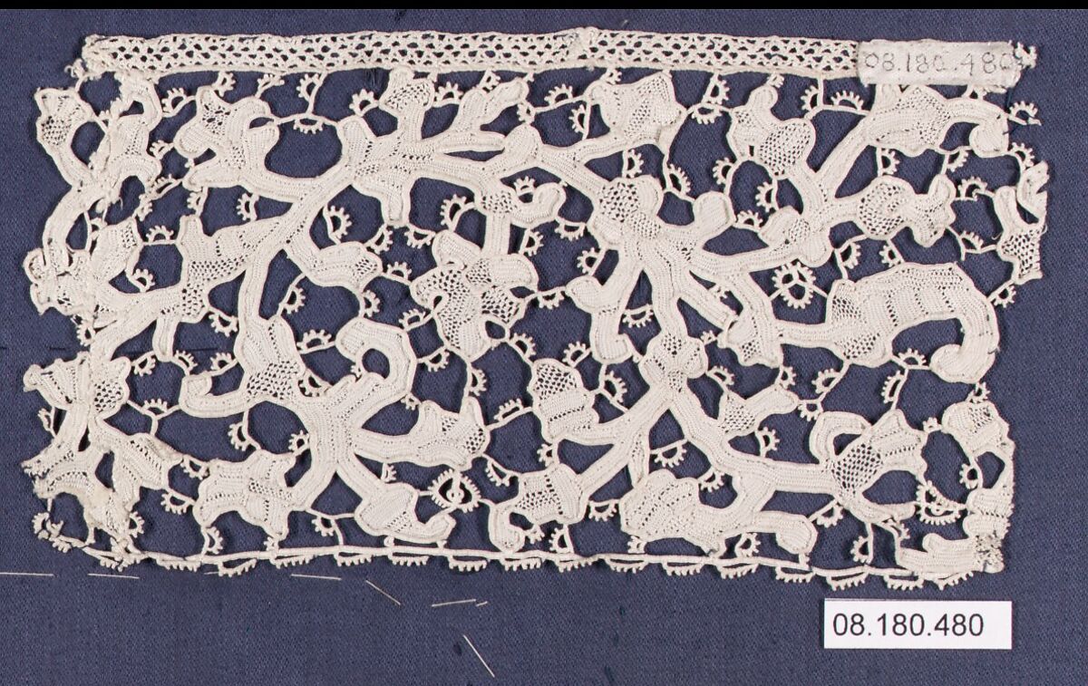 Fragment, Needle lace, Italian