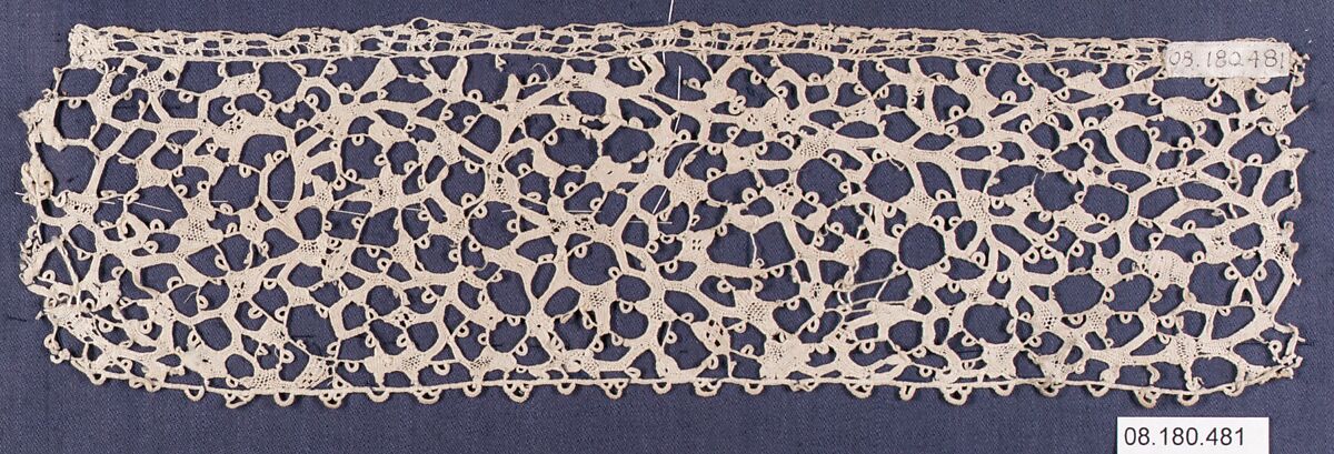Fragment, Needle lace, Italian
