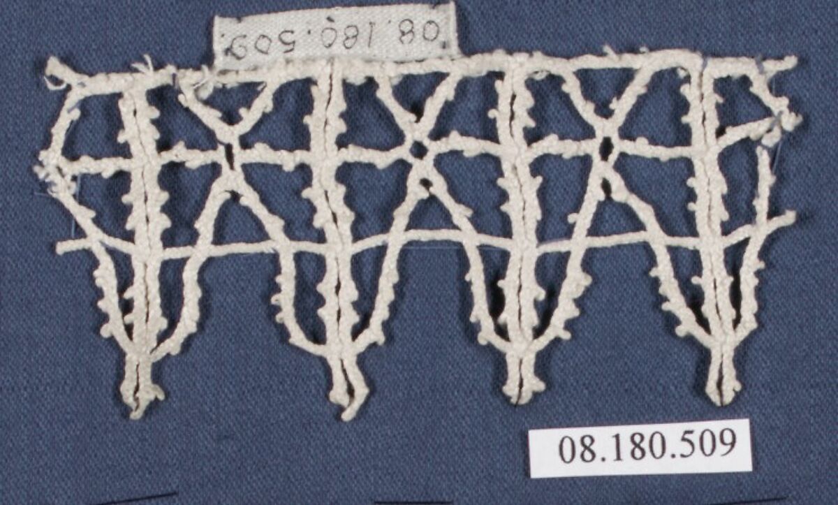 Fragment, Bobbin lace, Italian