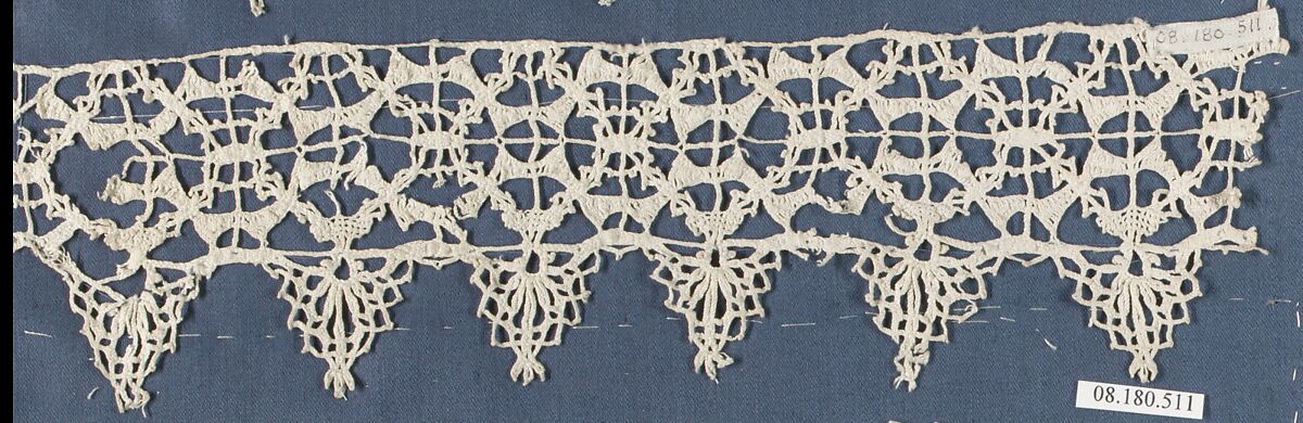 Fragment, Bobbin lace, Italian