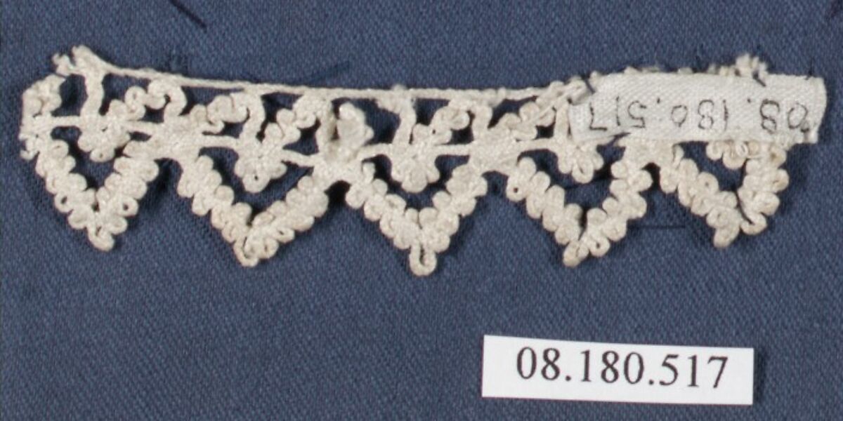 Fragment, Bobbin lace, Italian