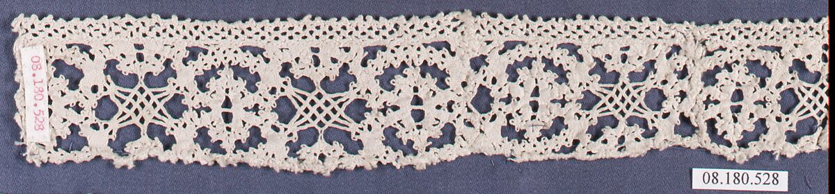 Insertion, Bobbin lace, Italian, Rome