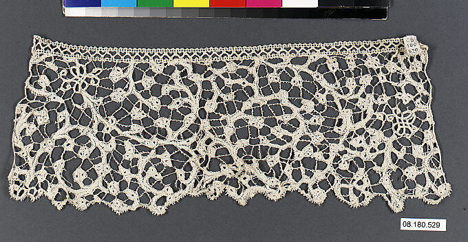 Piece, Bobbin lace, Italian, Venice