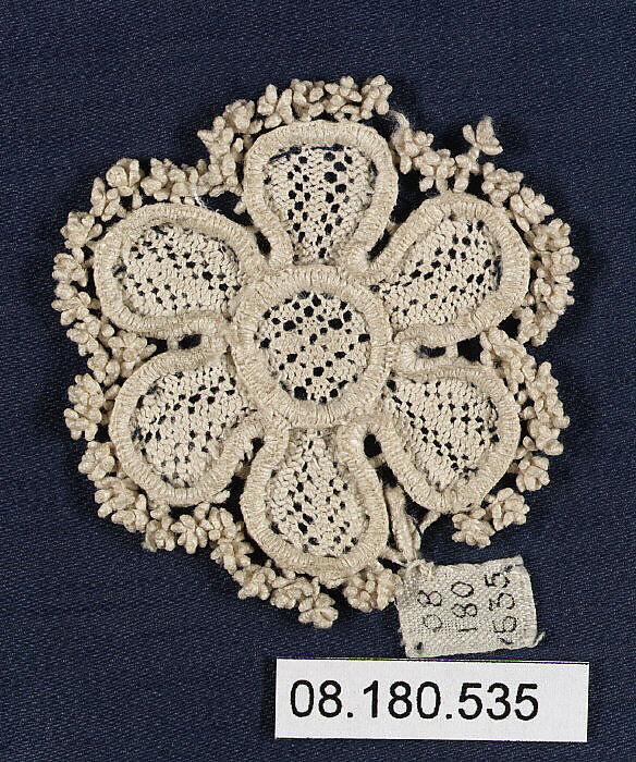 Ornament, Needle lace, Italian 