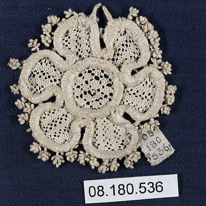 Ornament, Needle lace, Italian 
