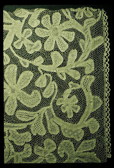Fragment, Needle lace, Italian