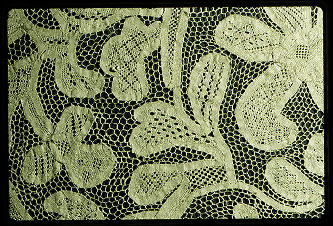 Fragment, Needle lace, Italian