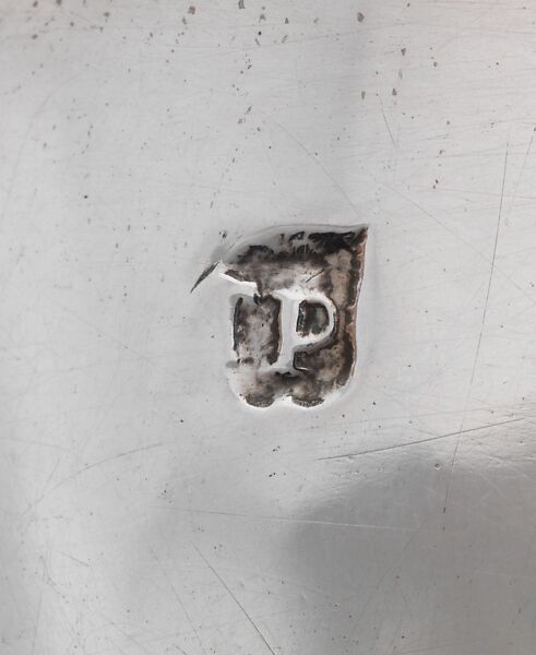 Coffeepot, Marked by I. P., Silver, American