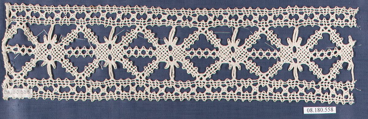 Fragment, Bobbin lace, Italian