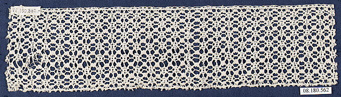 Piece, Bobbin lace, Italian 