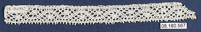 Piece, Bobbin lace, Italian 