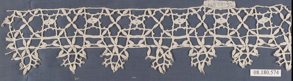 Fragment, Bobbin lace, Italian