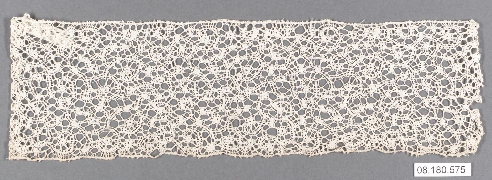 Piece, Bobbin lace, Italian, Sicily 