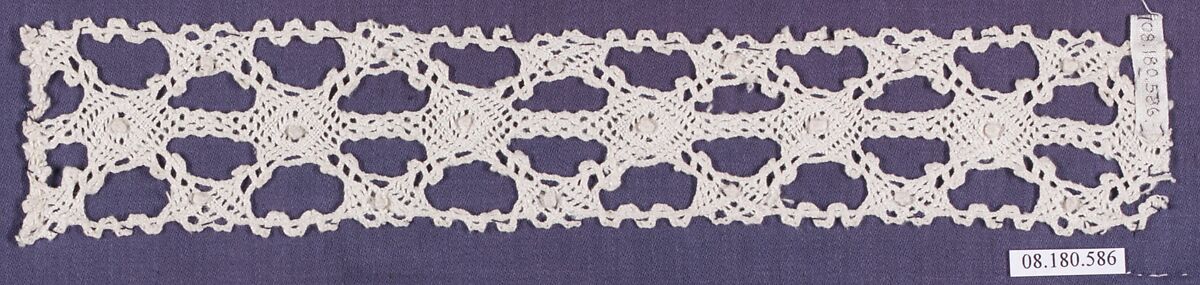 Fragment, Bobbin lace, Italian