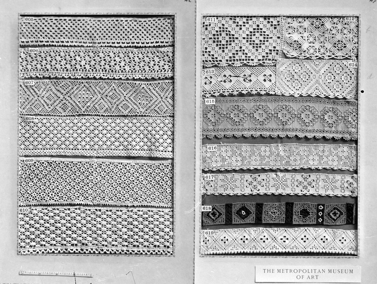 Fragment, Needle lace, punto avorio, Italian, Varallo
