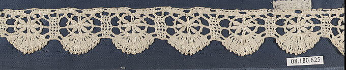 Piece, Bobbin lace, Italian 