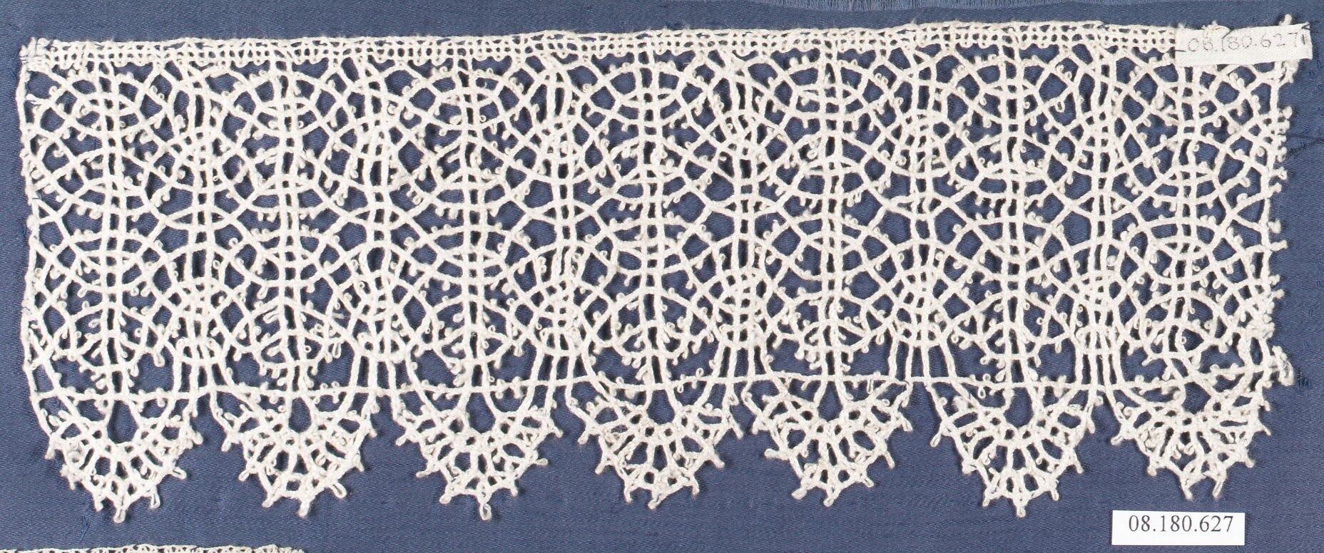 Piece, Bobbin lace, Italian, Cantù